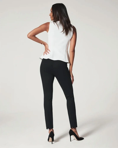 Shop Spanx The Perfect Pant Back Seam Straight In Black