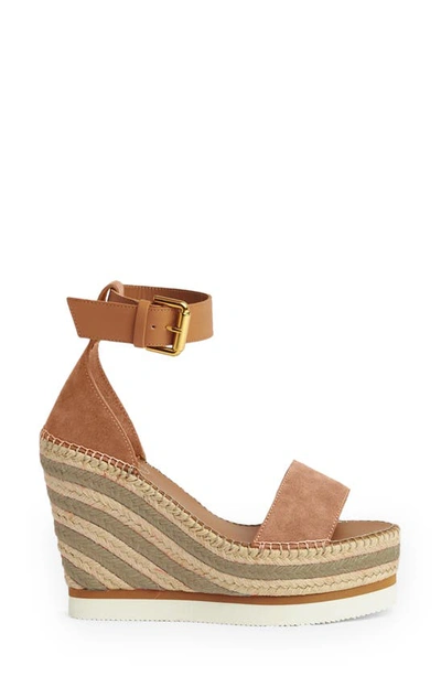 Shop See By Chloé 'glyn' Espadrille Wedge Sandal In Nude