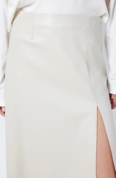 Shop Noisy May Marin High Waist Skirt In Pumice Stone