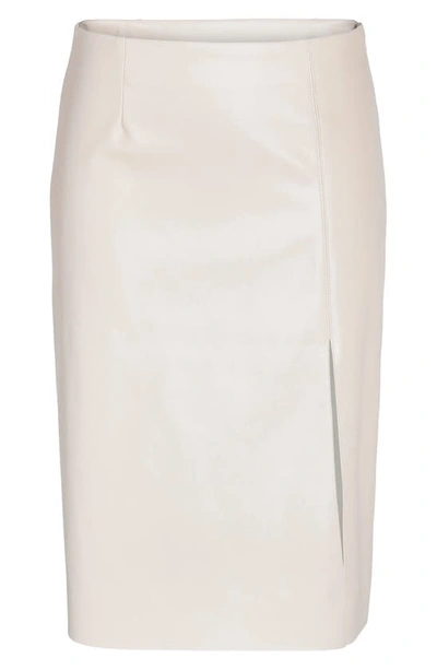 Shop Noisy May Marin High Waist Skirt In Pumice Stone