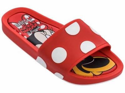 Melissa Women's Minnie Beach Slide In Red In Red