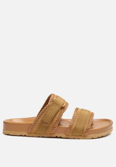 Shop London Rag Nautic Casual Platforms Slides In Brown