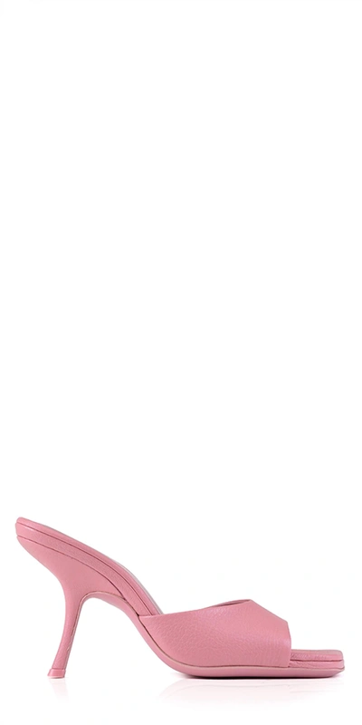 Shop By Far Mora Mules In Pink