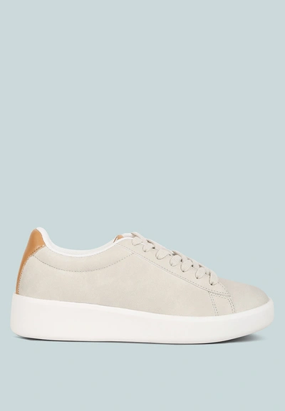 London Rag Minky Lace Up Casual Sneakers In Grey
