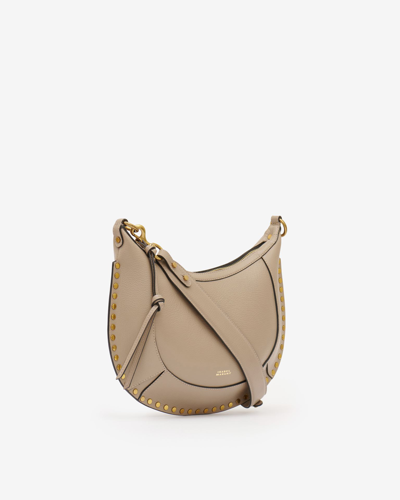 Shop Isabel Marant Naoko Leather Shoulder Bag In Brown
