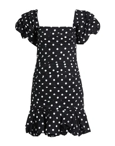Shop Prabal Gurung Woman Mini Dress Black Size 4 Cotton