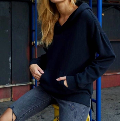 Shop Nation Ltd Alice Velvet Sweatshirt In Black