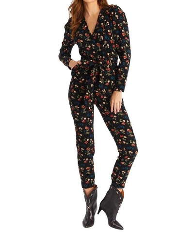 Shop Allison New York Danica Jumper In Black Floral
