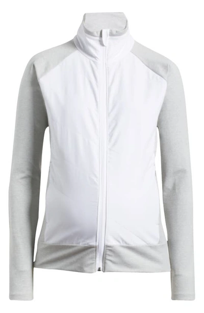Shop Anook Athletics Georgia Maternity Track Jacket In Cloud
