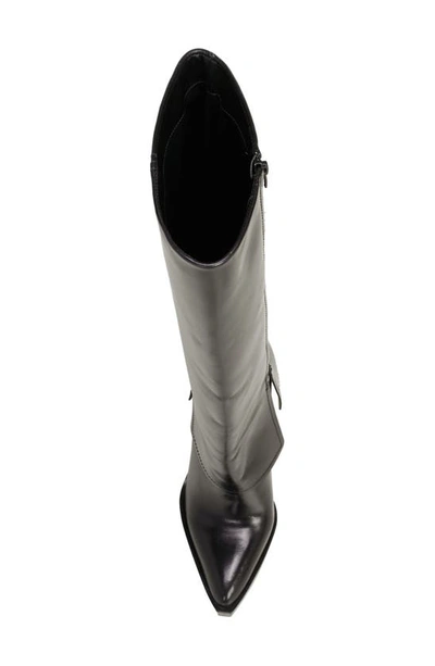 Shop Vince Camuto Nanfala Foldover Shaft Pointed Toe Boot In Black