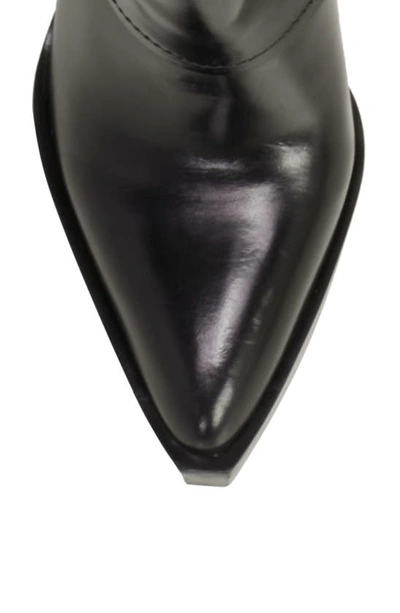 Shop Vince Camuto Nanfala Foldover Shaft Pointed Toe Boot In Black
