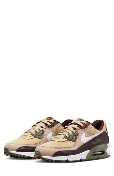 Shop Nike Air Max 90 Sneaker In Hemp/ White/ Sesame/ Earth