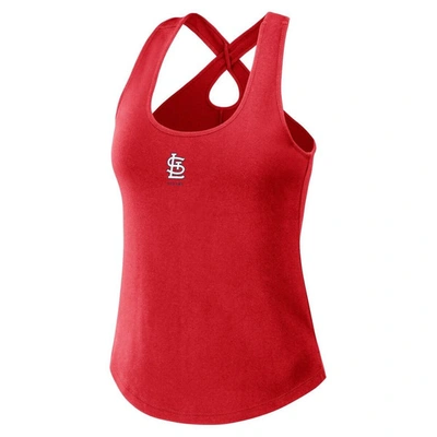 Shop Wear By Erin Andrews Red St. Louis Cardinals Cross Back Tank Top