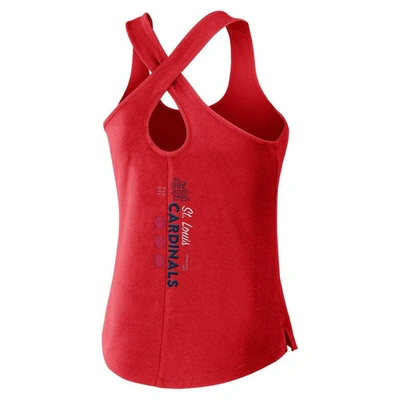 Shop Wear By Erin Andrews Red St. Louis Cardinals Cross Back Tank Top
