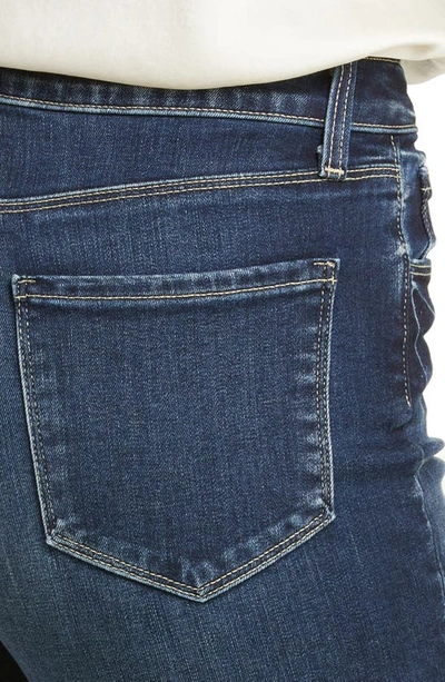 L Agence L'agence Kendra Raw Hem Flare Crop Jeans In Columbia