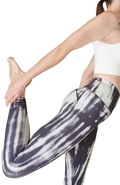 Shop Sweaty Betty Supersoft High Waist 7/8 Leggings In Grey Bokeh Print