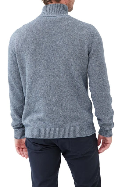Rodd & Gunn Rodd And Gunn Merrick Bay Quarter Zip Pullover Sweater In Indigo