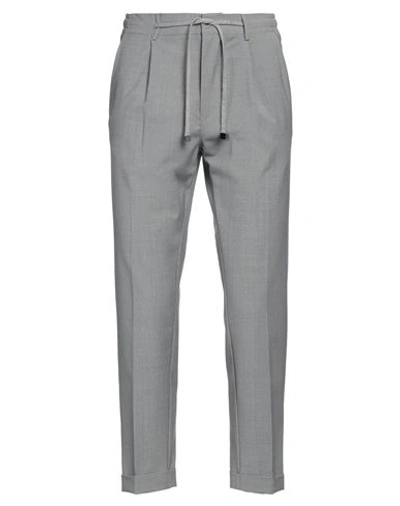 Shop En Avance Man Pants Grey Size 32 Polyester, Wool, Elastane