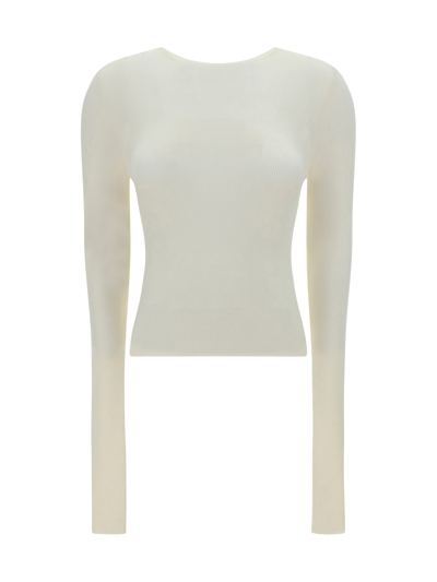Shop Gucci Sweater In Ivory