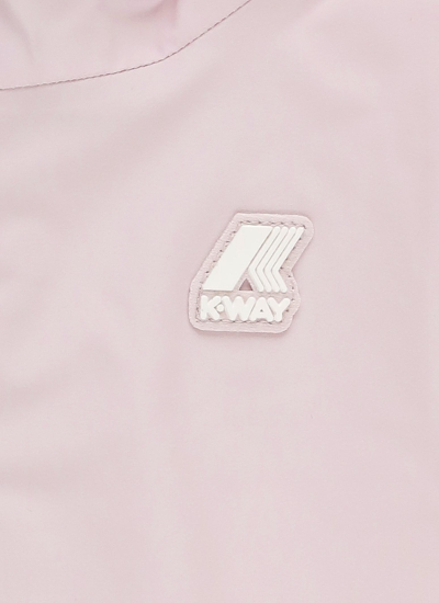 Shop K-way E. Jack Warm Reversible Padded Short Jacket In Pink