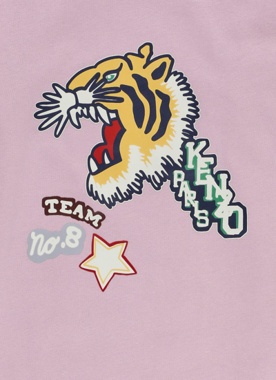 Shop Kenzo T-shirt With Print In Pink