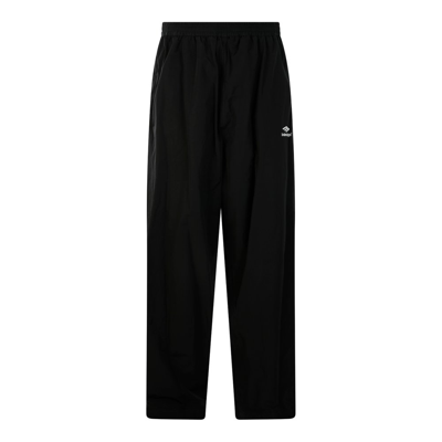 Shop Balenciaga 3b Sports Icon Tracksuit Trousers In Black