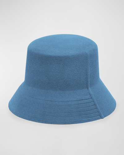 Shop Barbisio Becky Cashmere-wool Bucket Hat In Gr3 Green