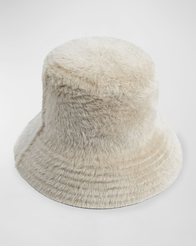 Shop Barbisio Becky Bucket Hat In Wh1 White