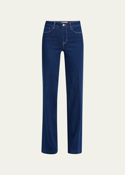 Shop L Agence Clayton High Rise Wide-leg Jeans In Tustin
