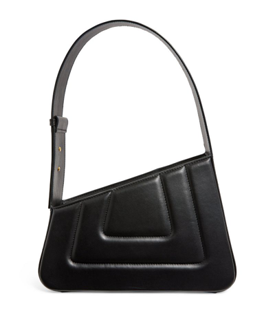 Shop D'estree Destree Leather Albert Shoulder Bag In Black