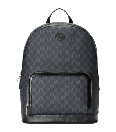 Shop Gucci Canvas Gg Supreme Backpack In Black