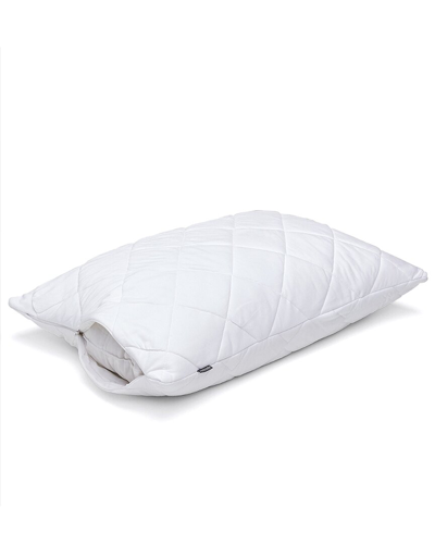 Shop Ettitude Dnu  Bamboo Knit Pillow Protector In White