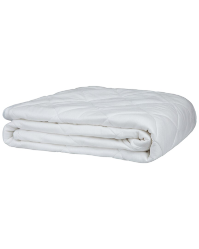 Shop Ettitude Bamboo Knit Mattress Protector In White