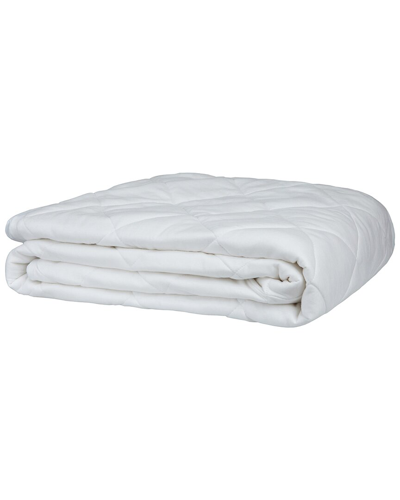 Shop Ettitude Dnu Dnu  Bamboo Knit Mattress Protector In White