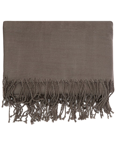 Shop Ettitude Vegan Cashmere Throw Blanket With $15 Credit In Grey