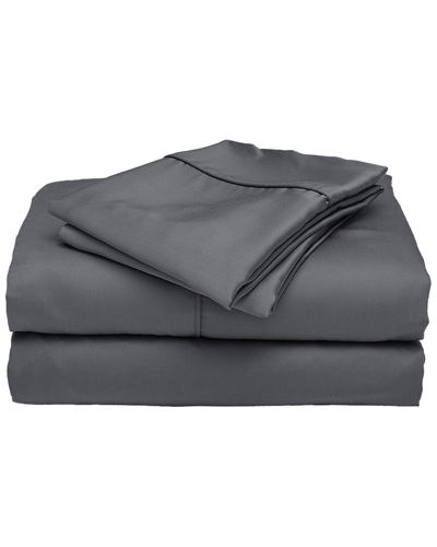 Shop Ettitude Signature Sateen Sheet Set With $15 Credit In Grey