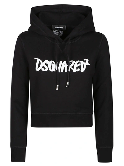 Shop Dsquared2 Mini Fit Sweatshirt In Black
