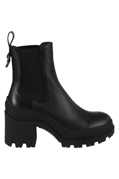 Shop Moncler Envile Chelsea Ankle Boot In Nero