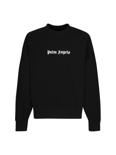 Shop Palm Angels Sweatshirt In Black