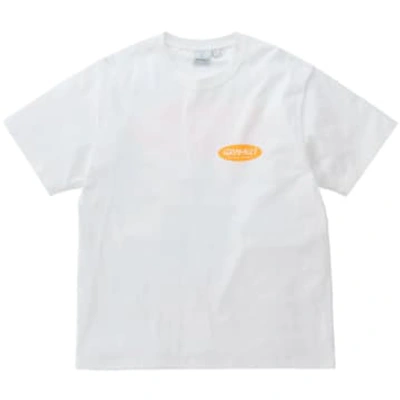 Shop Gramicci Original Freedom Oval T Shirt White