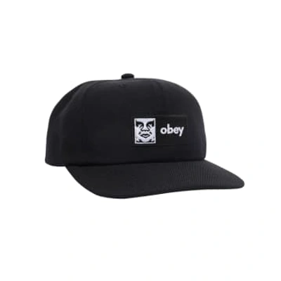 Shop Obey Case 6 Panel In Black