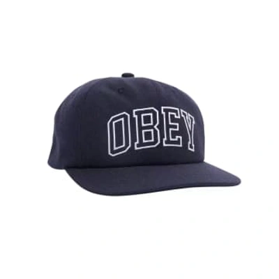 Shop Obey Rush 6 Panel In Blue