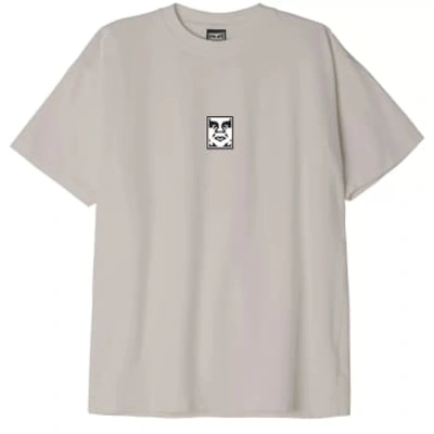 Shop Obey Icon Heavyweight T-shirt In Metallic