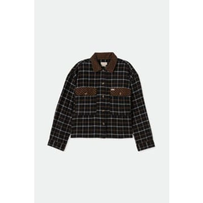 Shop Brixton Black And Bison Bowery Long Sleeve Womens Flannel
