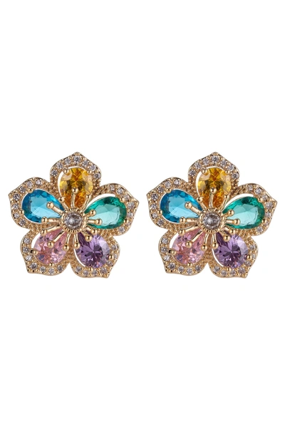 Eye Candy La Blume Earrings In Multi