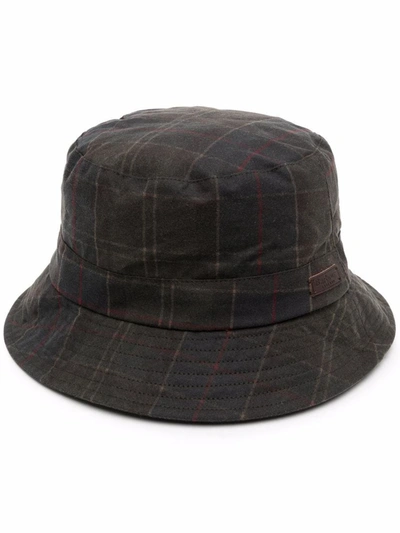 Shop Barbour Darwen Wax Sports Hat Accessories In Brown