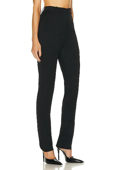 Shop Saint Laurent Tailored Pant In Noir