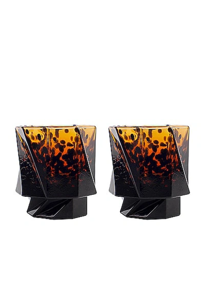 Shop Max Id Ny Ghost Tumbler Pair In Leopard