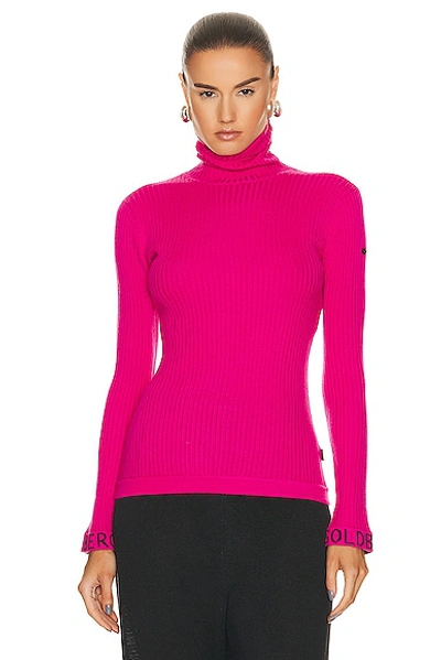 Shop Goldbergh Mira Long Sleeve Sweater In Passion Pink