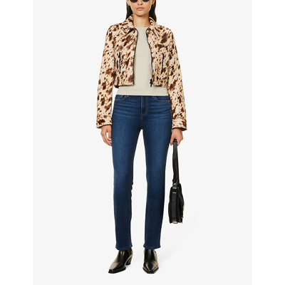 Paige Claudine Ankle Boot Cut Jean In Timeless In Sketchbook